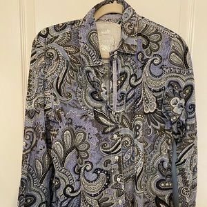 Chino paisley button down